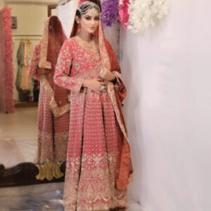 Indo Western Gown With Shrug