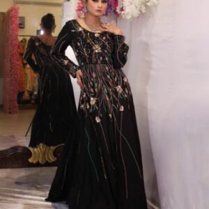 Multiple Embroidery Indowestern Gown