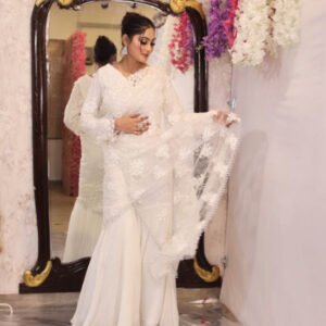 Drape Saree Net Indo Western